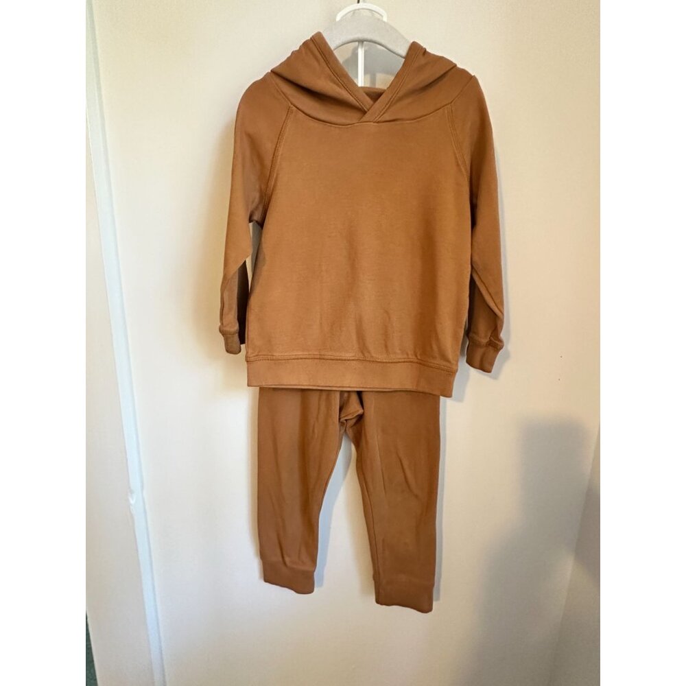 Colored Organics unisex 4T organic cotton ginger Madison long sleeved pullover s